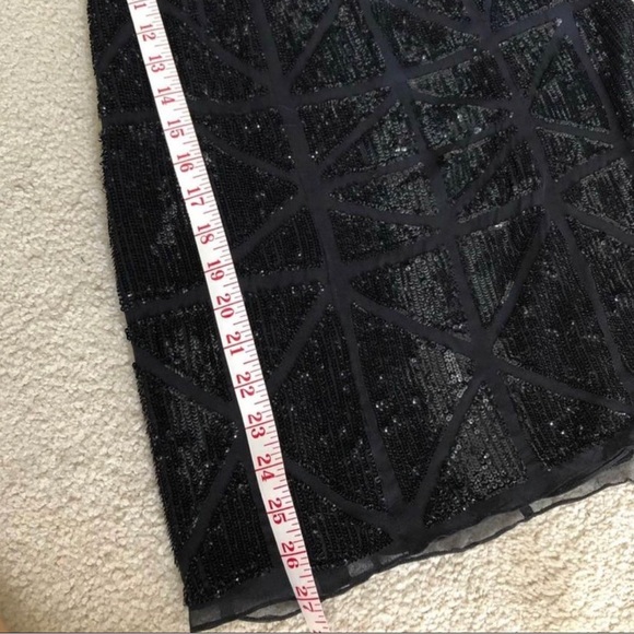 Basix Black Label Sequin Strapless Cocktail Mini Party Dress - Picture 4 of 9